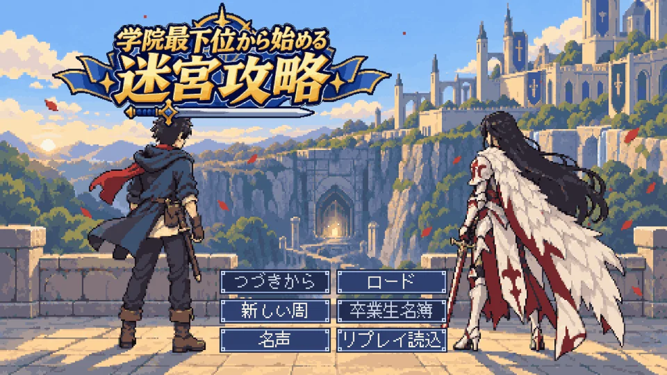 From the Bottom of the Academy: Dungeon Run — Key visual